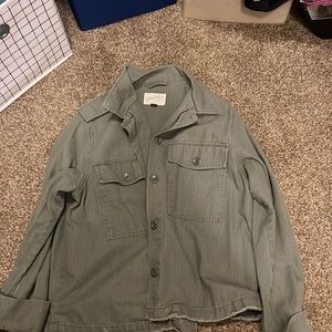 Universal Thread Olive Green jacket with buttons!